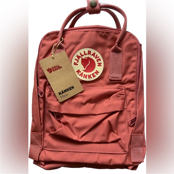 Fjallraven • NWT Mini Kanken Backback, Dahlia, Water Resistant - Picture 1 of 9
